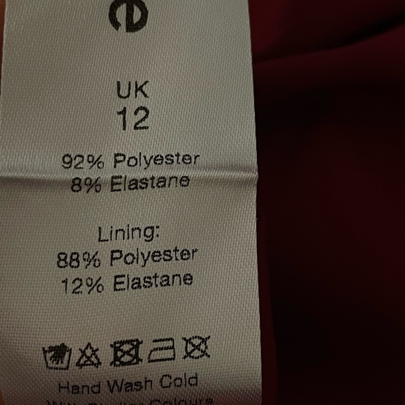 Lavish Alice Woman Burgundy One Shoulder Cocktail Dress Size; 8 - Picture 11 of 13